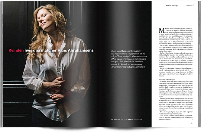Kvinden hvis dna matcher Hans Abrahamsens | Interview Barbara Hannigan | Magasinet KLASSISK
