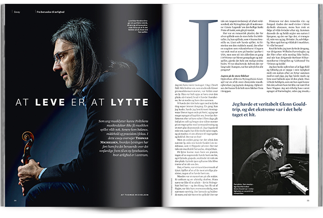 At leve er at lytte | Essay Thomas Michelsen | Magasinet KLASSISK