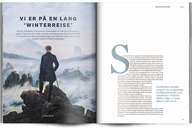 Vi er på en lang ‘Winterreise’ | Essay Den ensomme vandrer | Magasinet KLASSISK