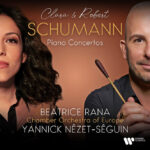 Clara & Robert Schumann: Klaverkoncerter | Beatrice Rana (klaver), Chamber Orchestra of Europe, dir. Yannick Nézet-Séguin | Warner Classics 5419729625 | Magasinet KLASSISK