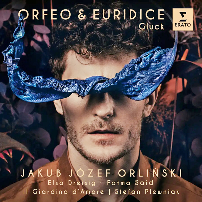 Gluck: Orfeo & Euridice | Jakub Józef Orliński, Fatma Said, Elsa Dreisig, Il Giardino d’Amore, dir. Stefan Plewniak | Erato 5419789753 | Pladenyt | Magasinet KLASSISK