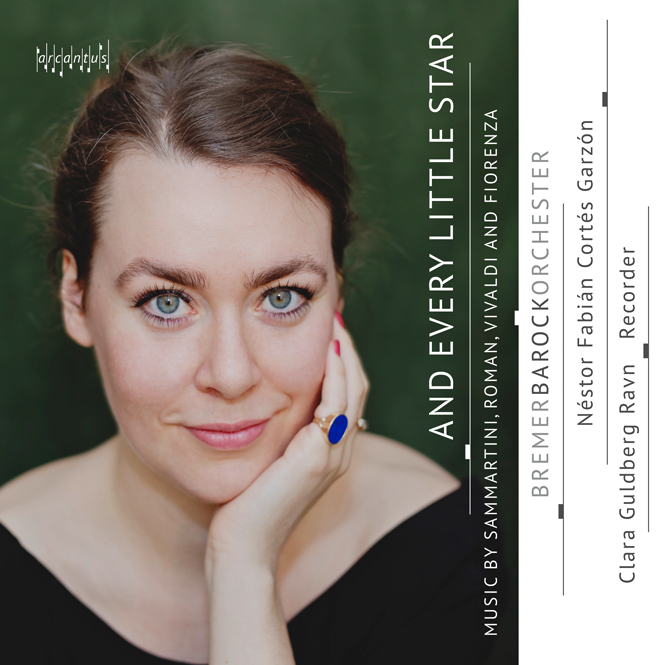 And Every Little Star | Clara Guldberg Ravn (blokfløjte), Bremer Barockorchester | Arcantus Musikproduktion ARC24054 | Pladeanmeldelse | Magasinet KLASSISK