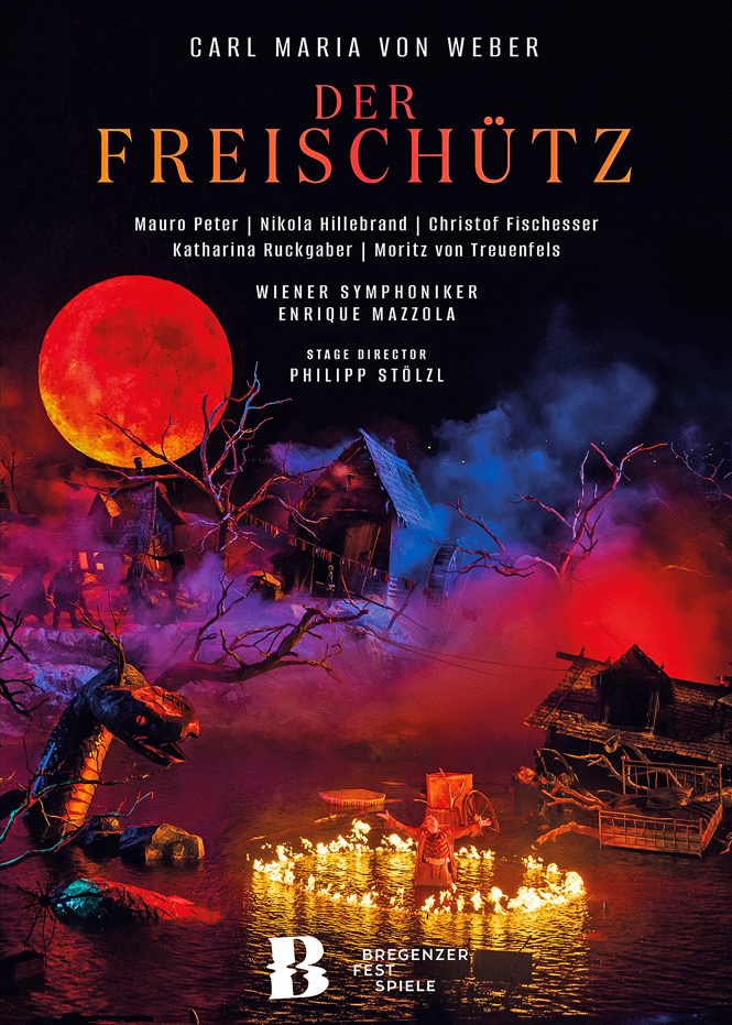Von Weber: Der Freischütz | Nikola Hillebrand, Katharina Ruckgaber, Mauro Peter, Moritz Von Treuenfels, Liviu Holender, Franz Hawlata, Christof Fischesser, Andreas Wolf, Maximillian Krummen, Theresa Gauss, Sarah Kling, Bregenzer Festspielchor, Prags Filharmoniske kor, Wienersymfonikerne, dir. Enrique Mazzola, iscen. Philipp Stölzl | C Major 768308 | Pladeanmeldelse | Magasinet KLASSISK