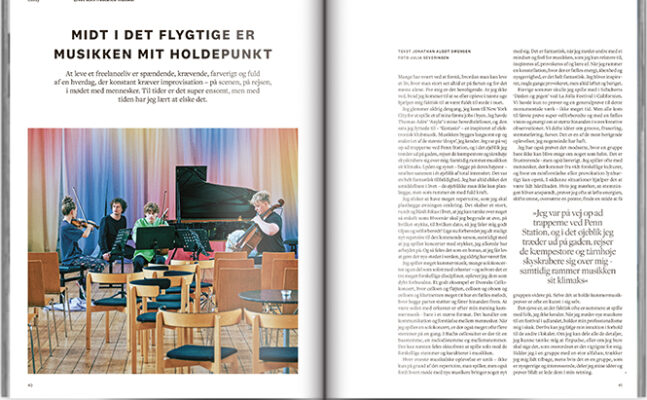 Midt i det flygtige er musikken mit holdepunkt | Essay Jonathan Algot Swensen | Magasinet KLASSISK