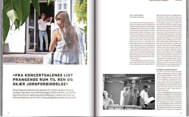»Fra koncertsalenes lidt prangende rum til ren og skær jordforbindelse« | Reportage Kammermusikfestival | Magasinet KLASSISK