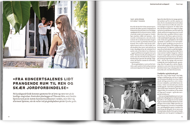 »Fra koncertsalenes lidt prangende rum til ren og skær jordforbindelse« | Reportage Kammermusikfestival | Magasinet KLASSISK