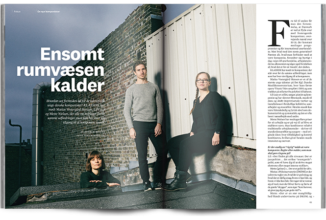 Ensomt rumvæsen kalder | Fokus De nye komponister | Magasinet KLASSISK