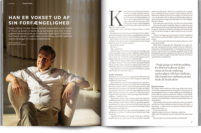 Han er vokset ud af sin forfængelighed | Interview Kasper Holten | Magasinet KLASSISK
