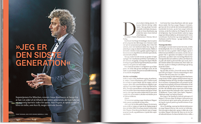 »Jeg er den sidste generation« | Interview Jonas Kaufmann | Magasinet KLASSISK