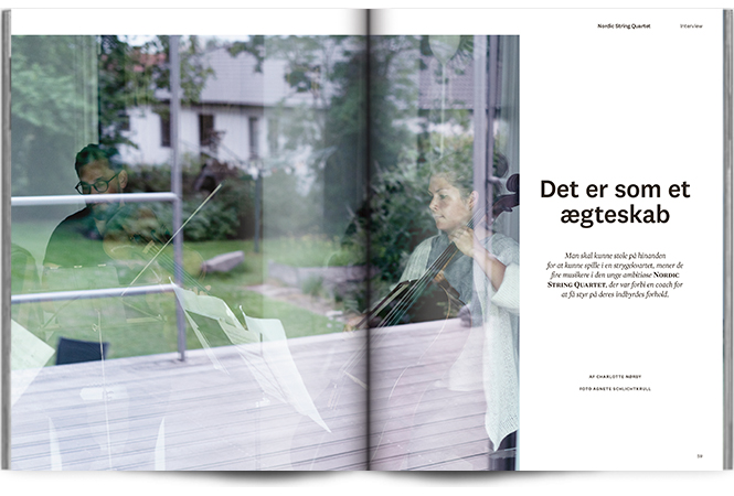 Det er som et ægteskab | Interview Nordic String Quartet