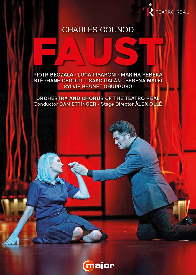 Gounod: Faust | Piotr Beczala, Luca Pisaroni, Marina Rebeka, Stéphane Degout, Isaac Galán, Serena Malfi, Sylvie Brunet-Grupposo, Orchestra and Chorus of Teatro Real Madrid, Dan Ettinger (dir.), Àlex Ollé (iscen.) | C Major 771108 [DVD]