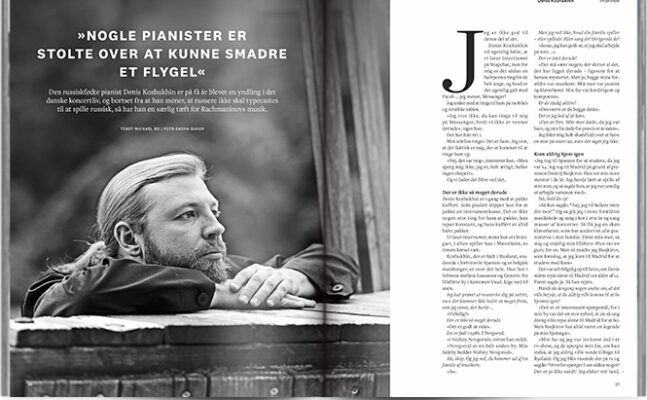»Nogle pianister er stolte over at kunne smadre et flygel« | Interview Denis Kozhukhin | Magasinet KLASSISK