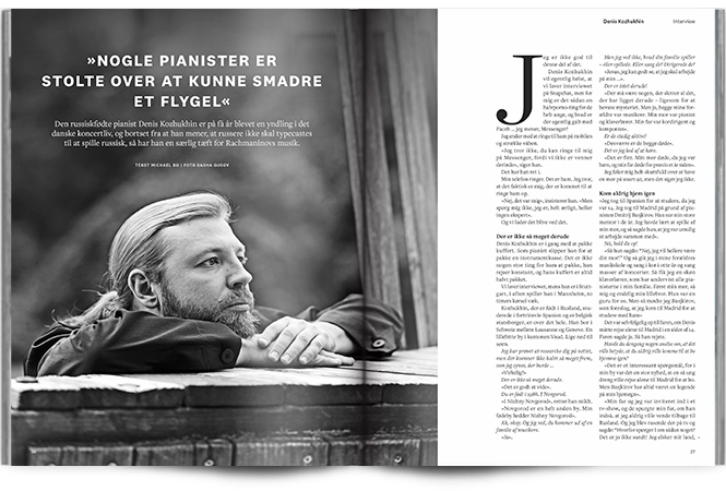 »Nogle pianister er stolte over at kunne smadre et flygel« | Interview Denis Kozhukhin | Magasinet KLASSISK